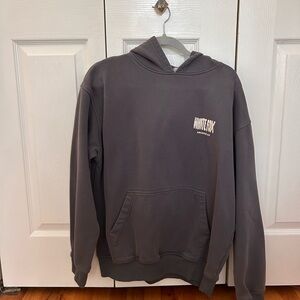 White Fox Boutique Gray Sweatshirt Hoodie
